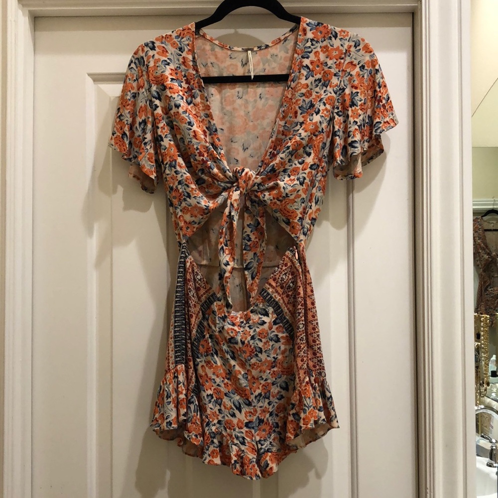 Free people xs romper!
